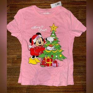 Toddler Minnie Mouse Christmas Shirt. NWT.
